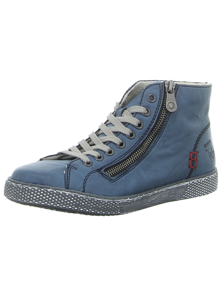 Stiefelette in blau
