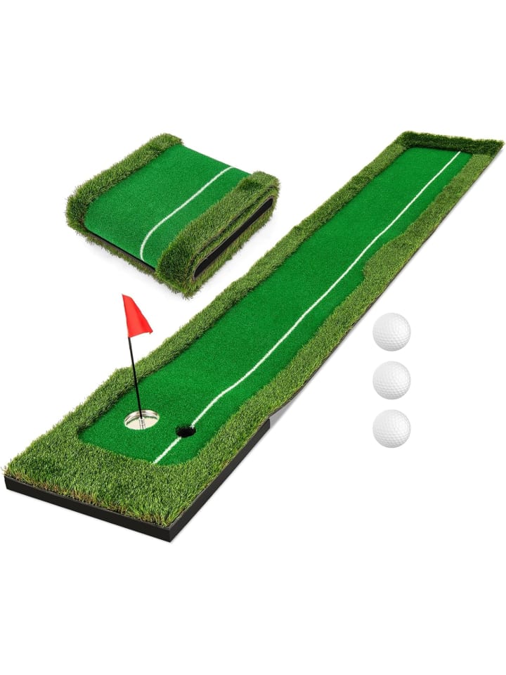 300 x 50 cm Golf Puttingmatte in Grün