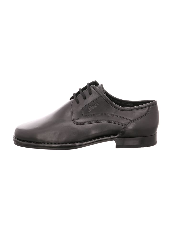 Komfort Schnürschuhe in Schwarz