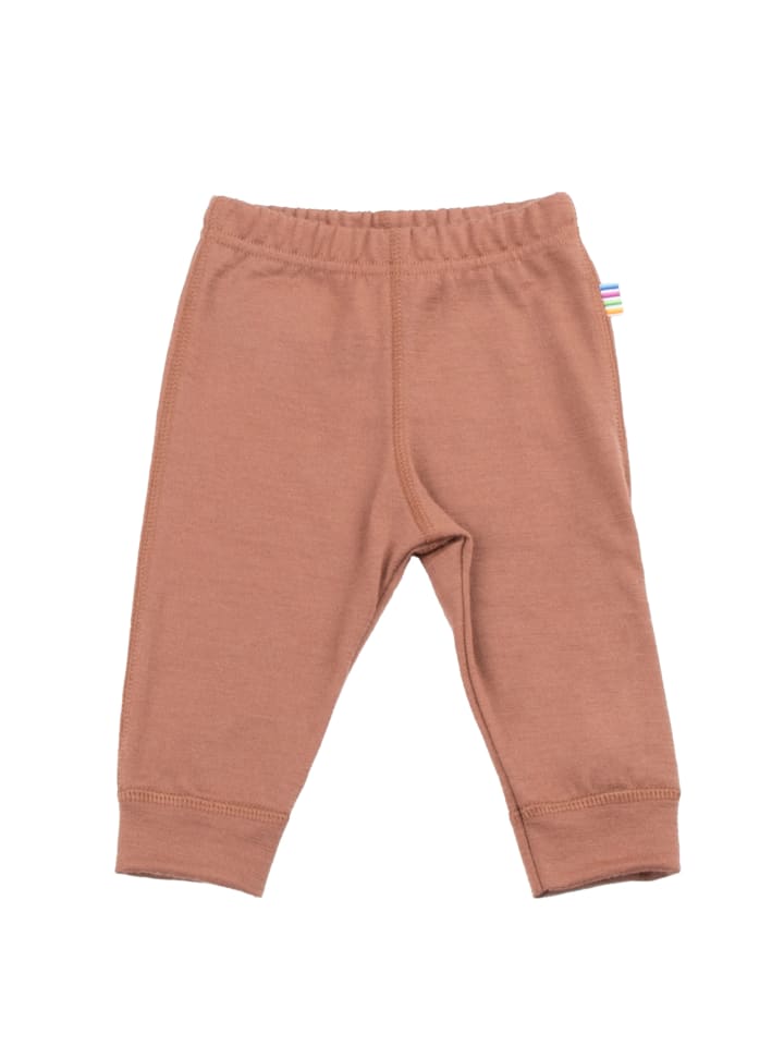 Leggings aus Merinowolle in rost