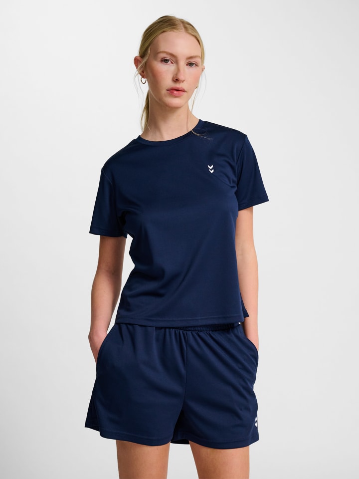 T-Shirt Hmlpulse Damen in DRESS BLUES