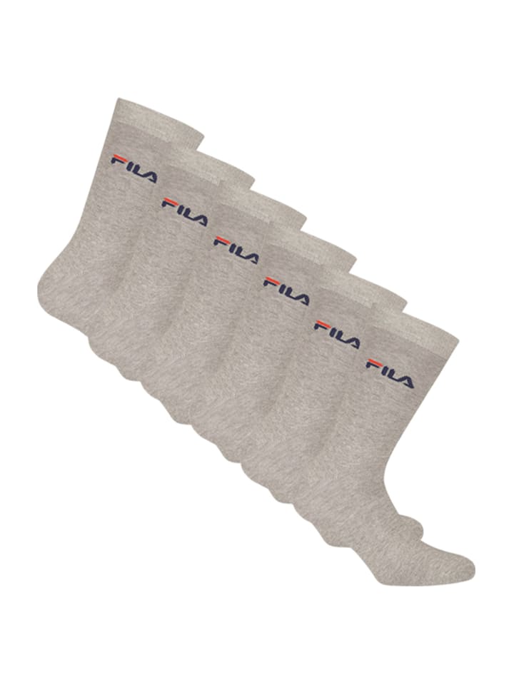 Socken 6er Pack in Grau