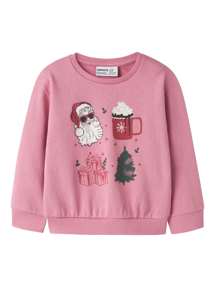 Sweatshirt in Wild Rose1
