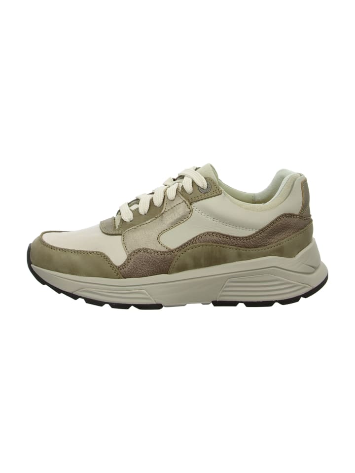 Sportliche Schnürschuhe in Beige