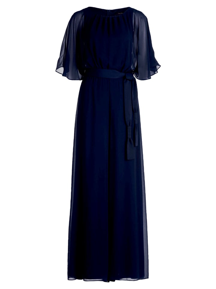 Jumpsuit mit Bindegürtel in Night Sky