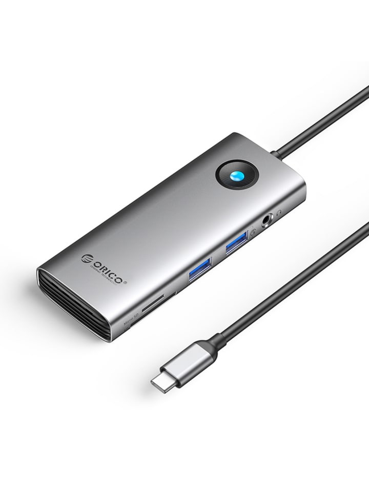 PW11 8-in-1 USB-C Dockingstation (USB-A 3.0, USB-C PD 100W, 1x HDMI 4K 60Hz