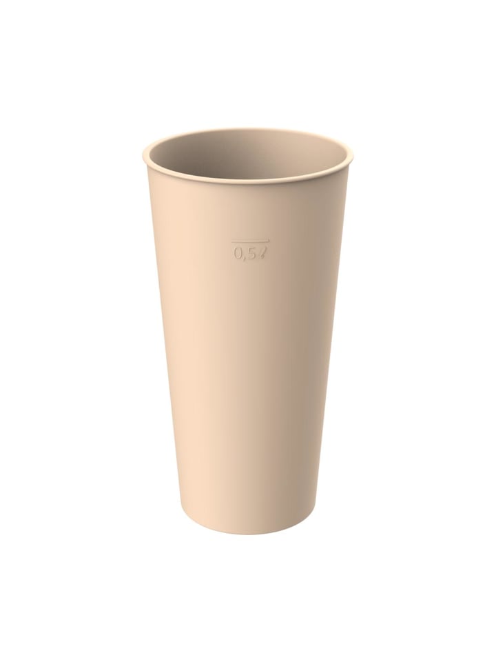 Bio-Trinkbecher "Colour" 0 in aprikose -5 l