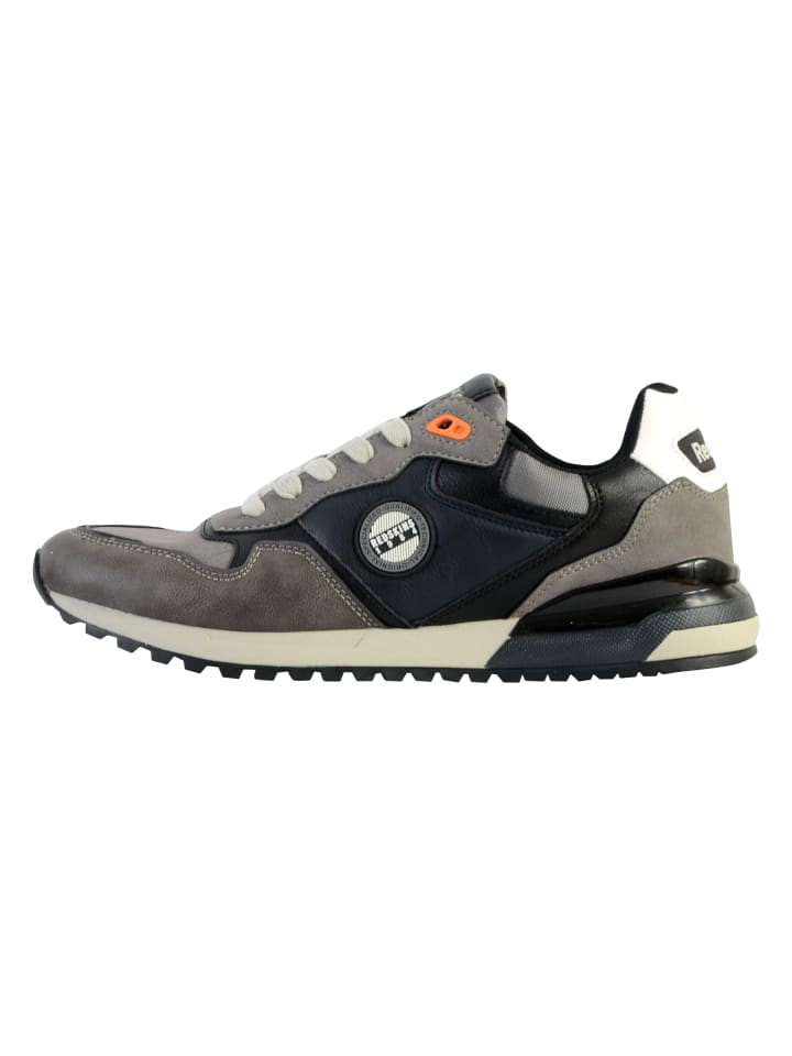 Oyat 3 Leder-Sneaker Grau