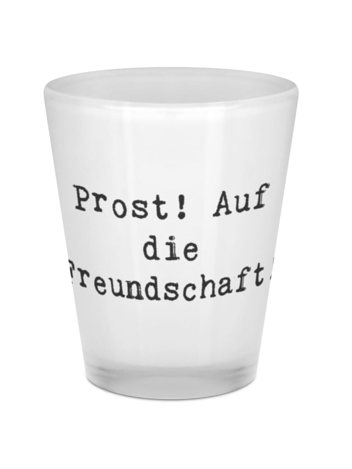 Gläschen Spruch Schnapsglas Freundschaft mit Sp... in Transparent