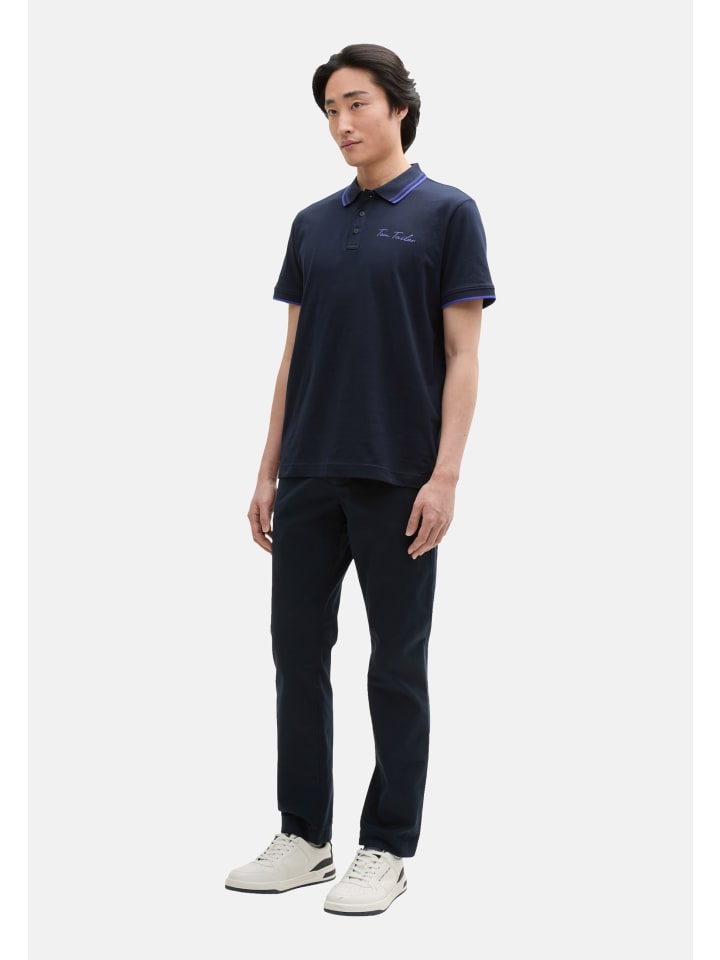 Poloshirt in dunkelblau