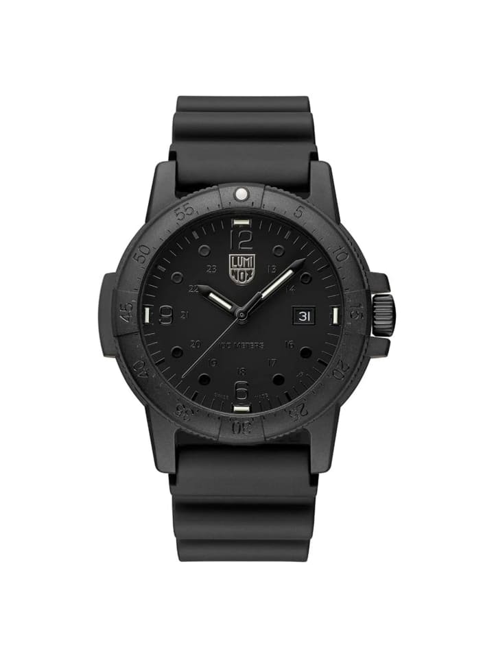 Quarzuhr X2.2001 in Schwarz