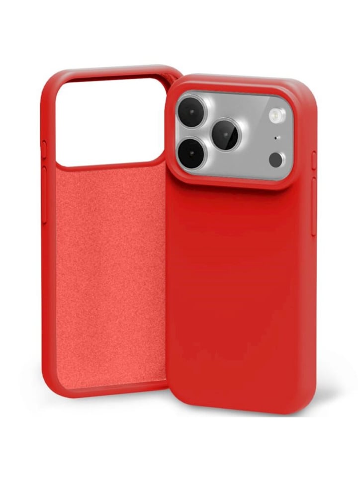 Mercury Silicone Kompatibel mit  iPhone 18 Pro Max / 17 Pro in Rot