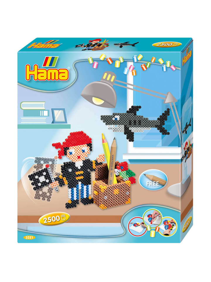 Geschenkpackung Piratenspaß Midi-Bügelperlen - ab 5 Jahren