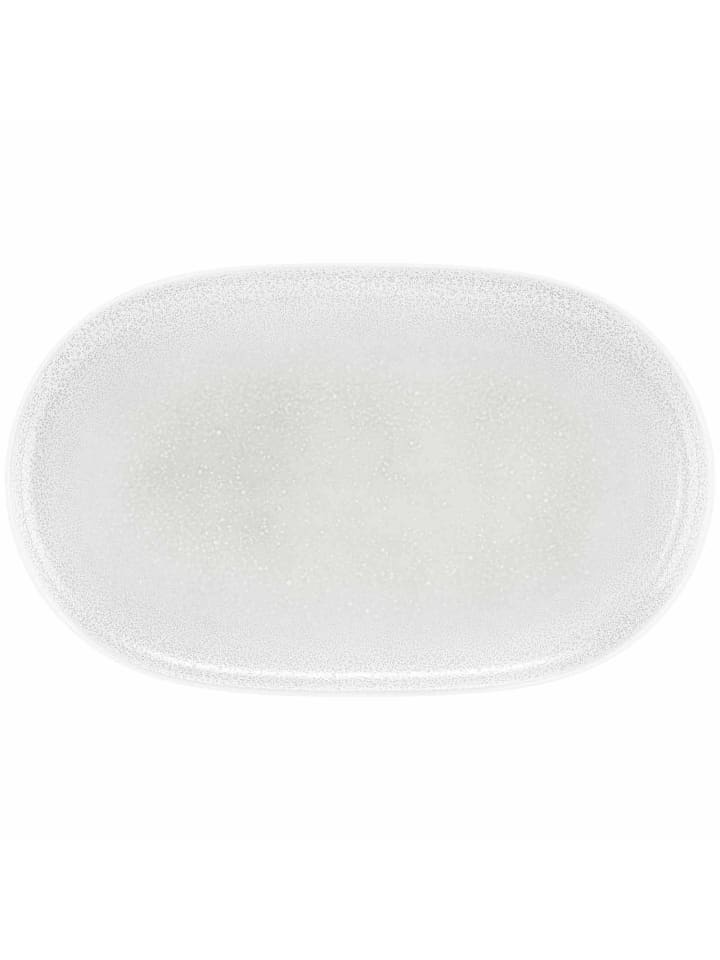 Servierplatte Sento Home in Aura White 38 x 24 cm