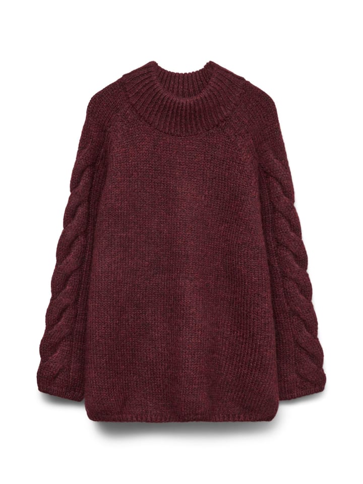 Strickpullover in Tawny Port