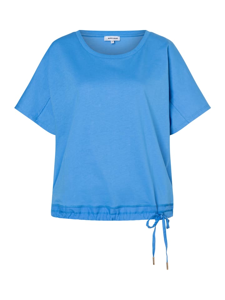 oversized 1/2 Arm Shirt, Tunnelzug in breeze blue