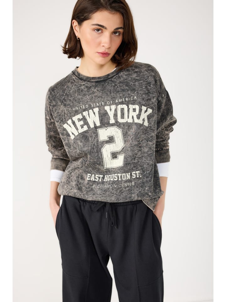 Sweatshirt im Anthrazit