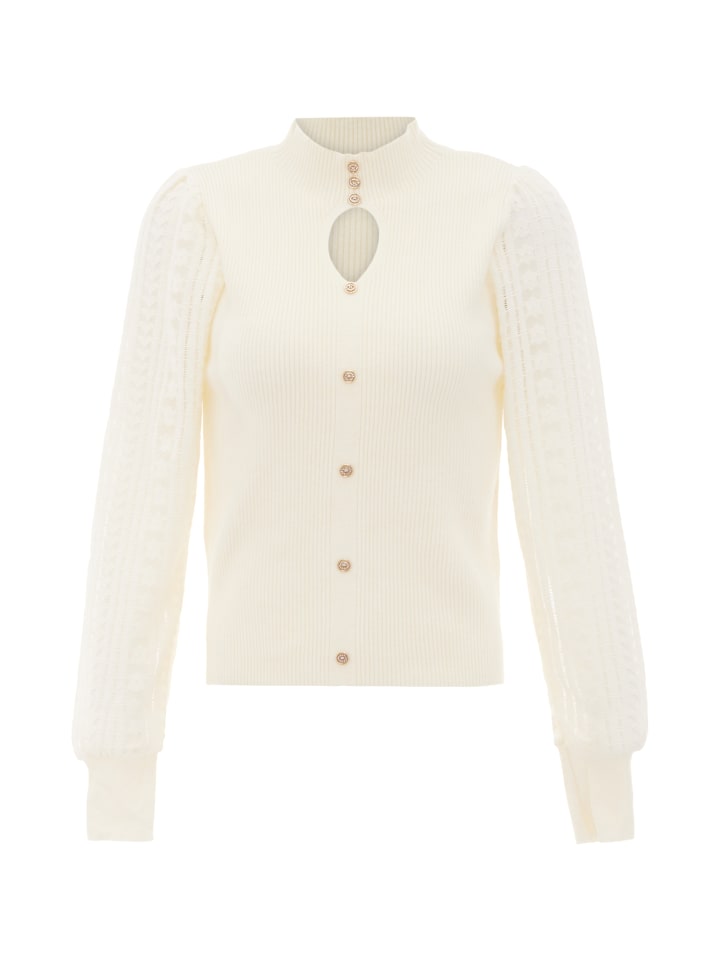 Women Sweater in Wollweiss