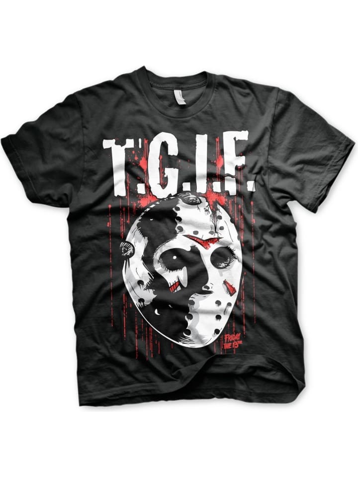 T-Shirt in Schwarz