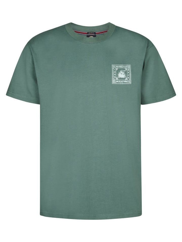 T-Shirt mit Rückenprint Calor in Grün