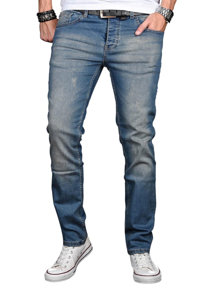 Jeans Salvarini-Basic-Multi2 in Blue