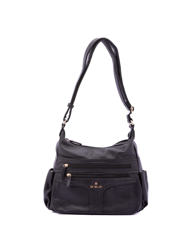 Schultertasche in BLACK