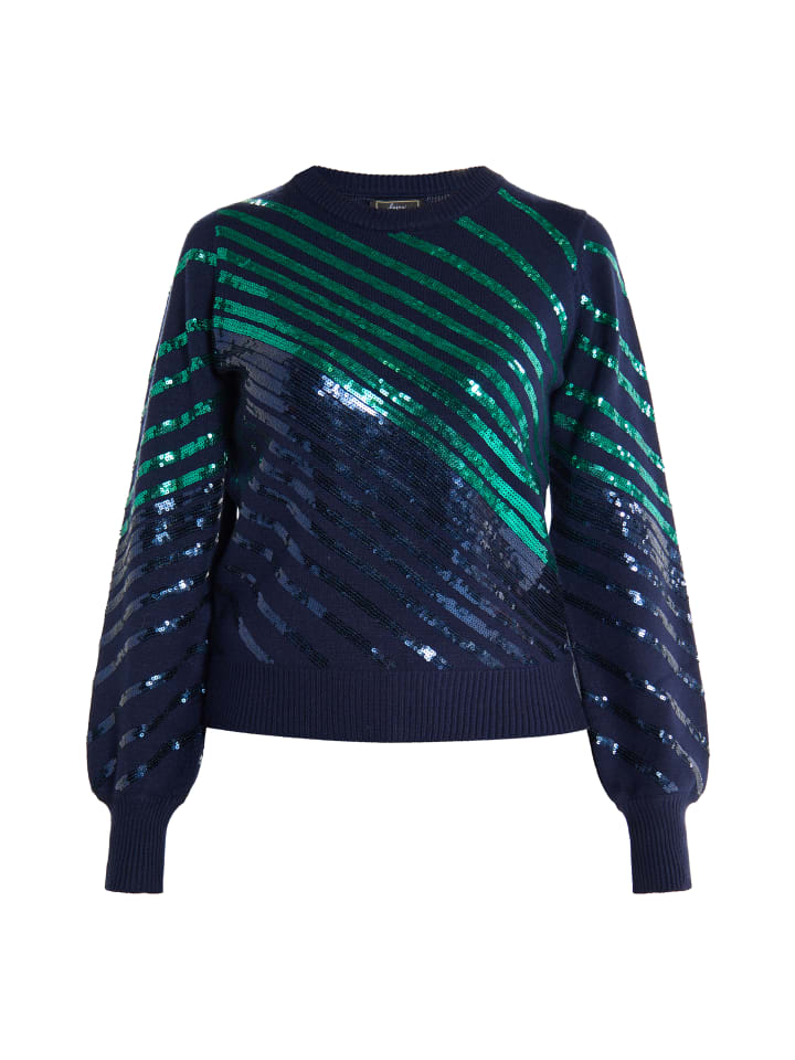 Damen Strickpullover in Marine
