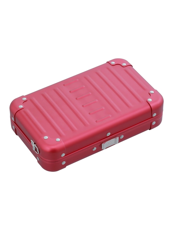 Umhängetasche Aluminium 19 cm ruby