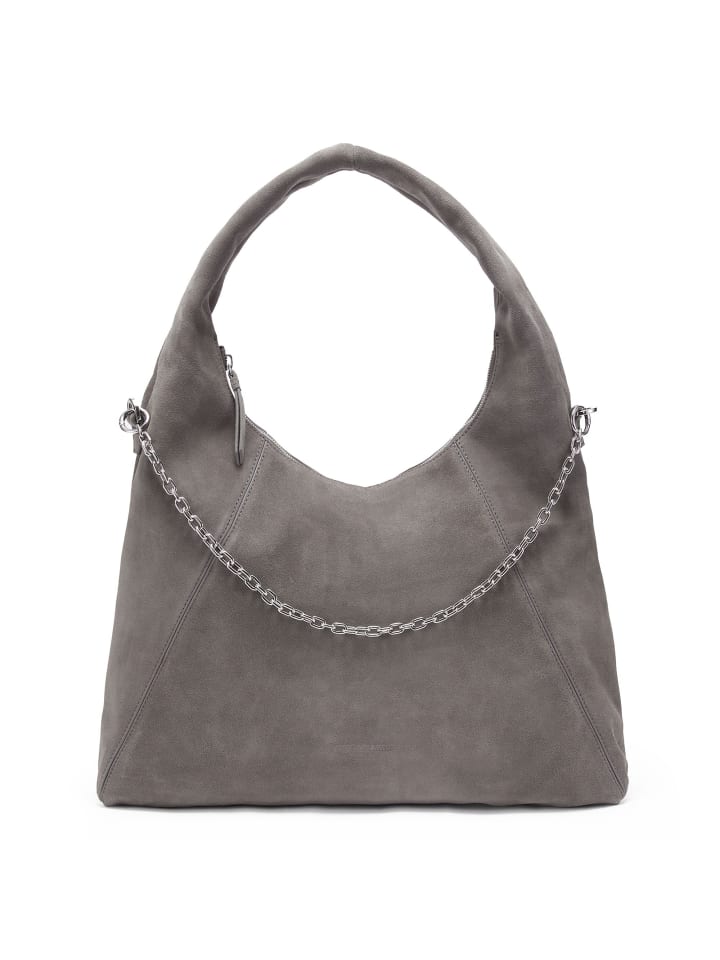 Jade Cozy Chain Schultertasche Leder 38 cm dimgrey