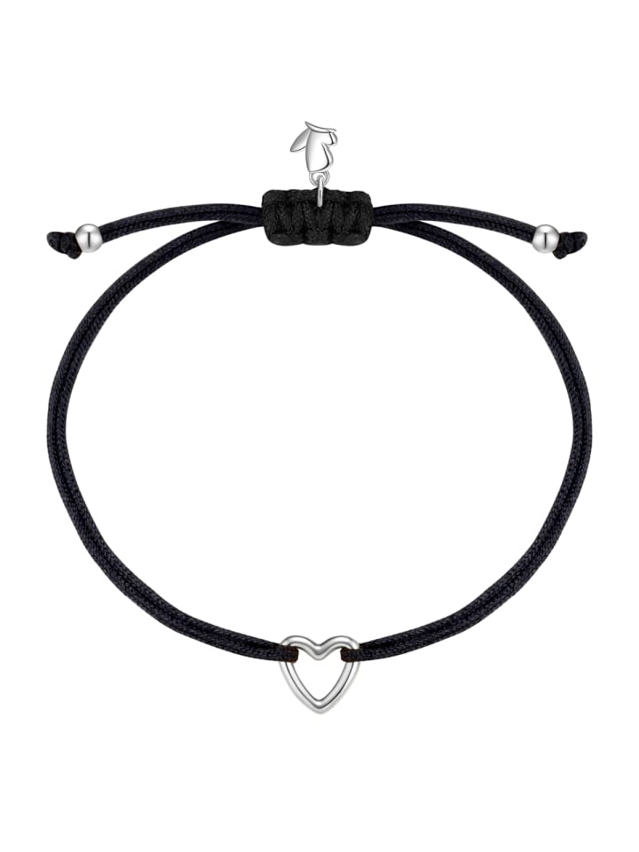 Armband Herz aus Edelstahl in silber