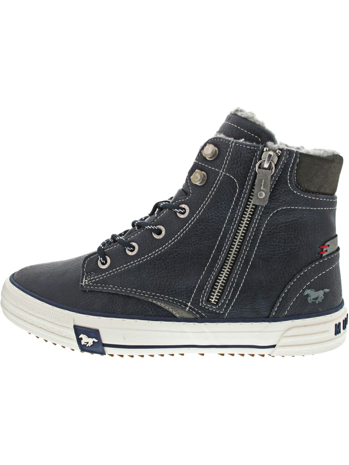Sneaker high Blau