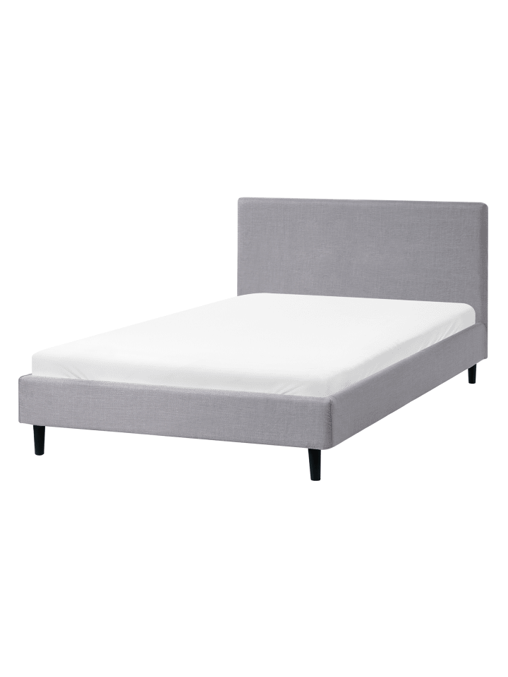 3-tlg Doppelbett FITOU in Grau/Braun