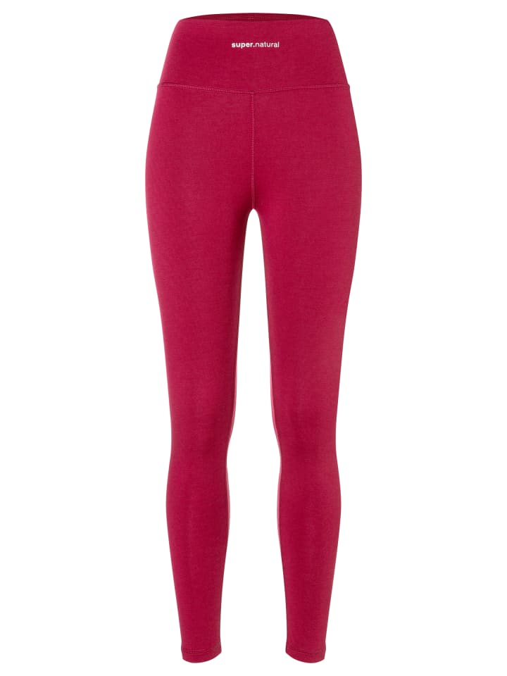 Merino Leggings HIGH RISE TIGHT in rot