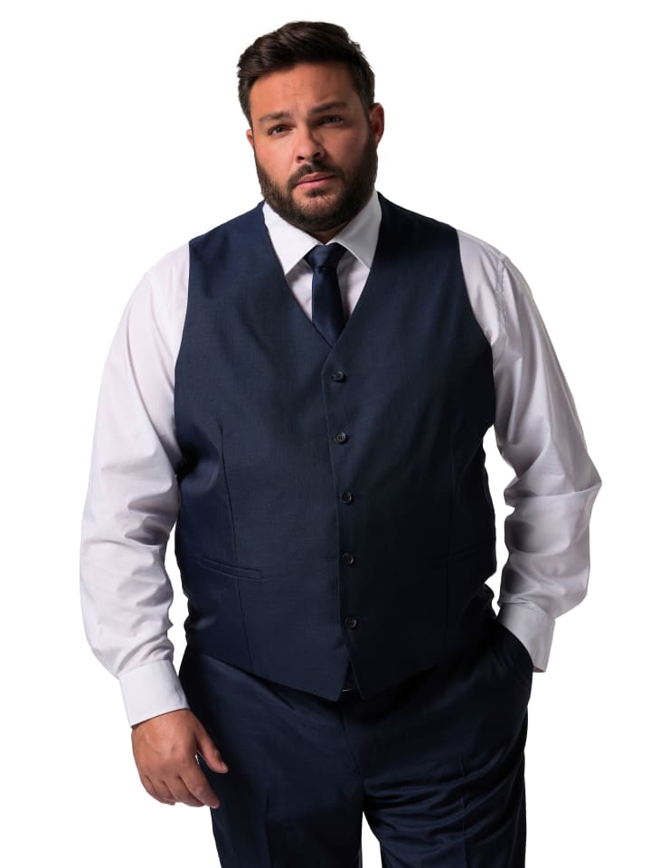 Steppweste in navy blau