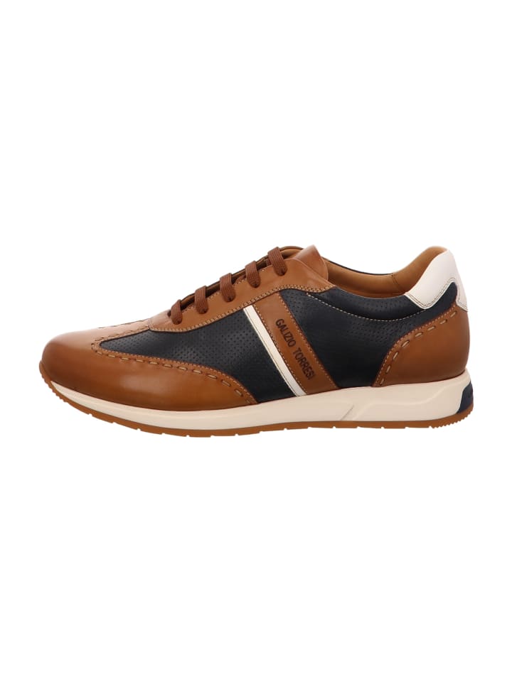Sportliche Schnürschuhe in Braun