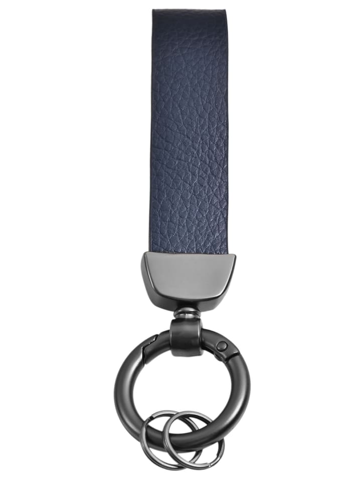 Unisex Anhänger – Schlüsselanhänger aus Leder in blau