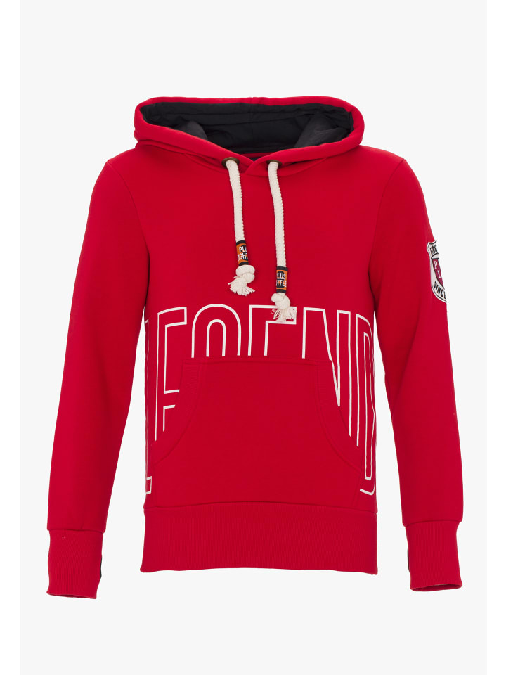 Herren Kapuzenpullover in Rot