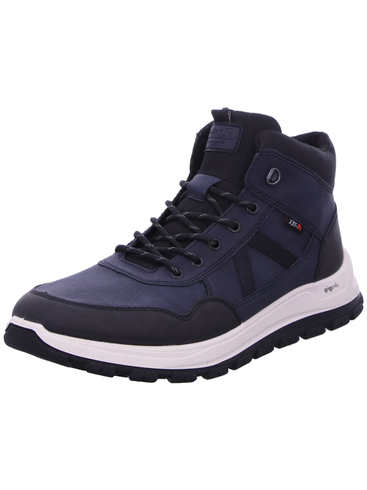 Schnürstiefel Mit Tex-Membran in blau
