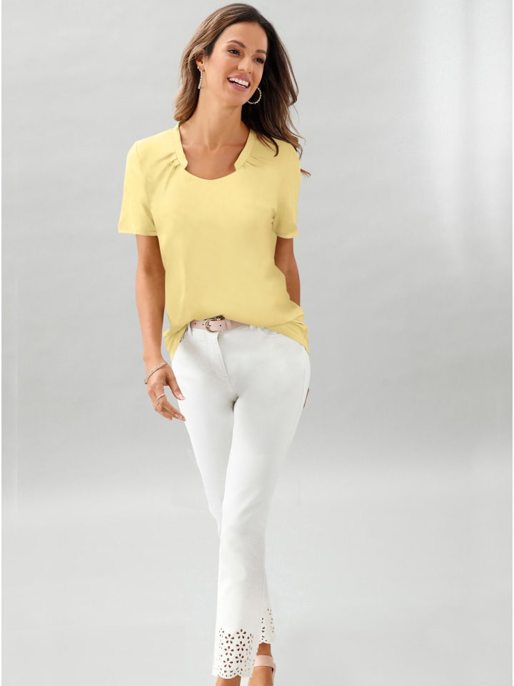 Shirt in zitrone