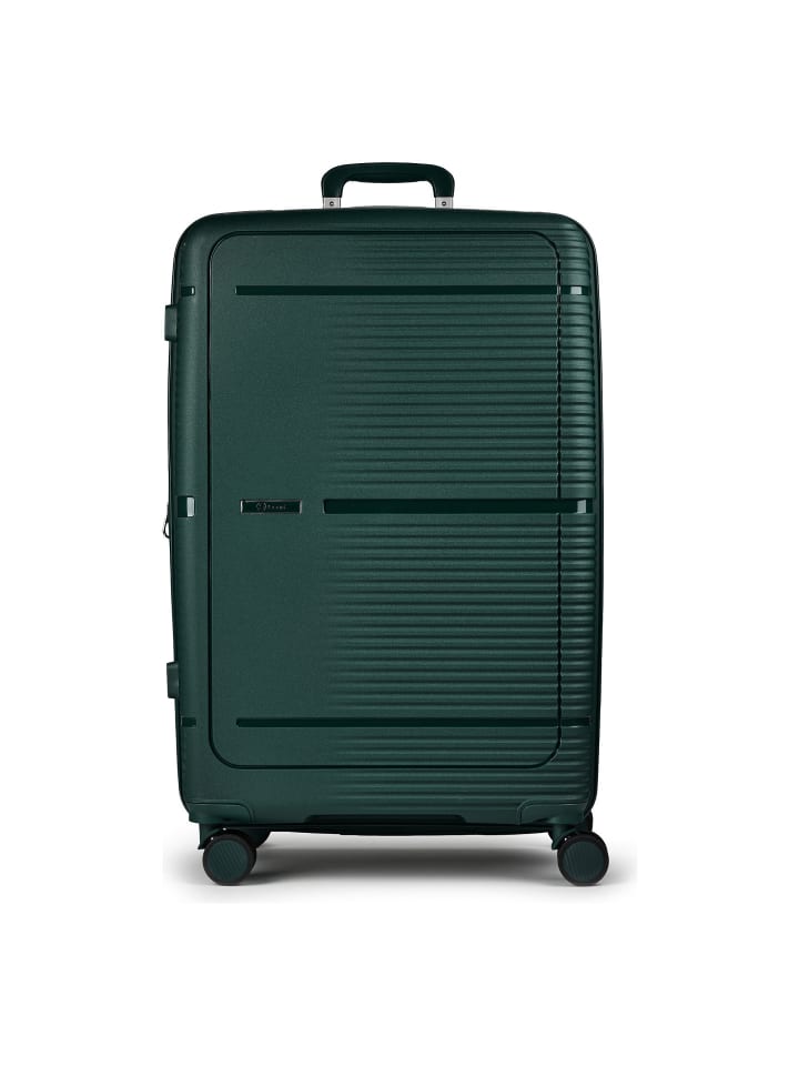 5899 4 Rollen Trolley L 75 cm grün