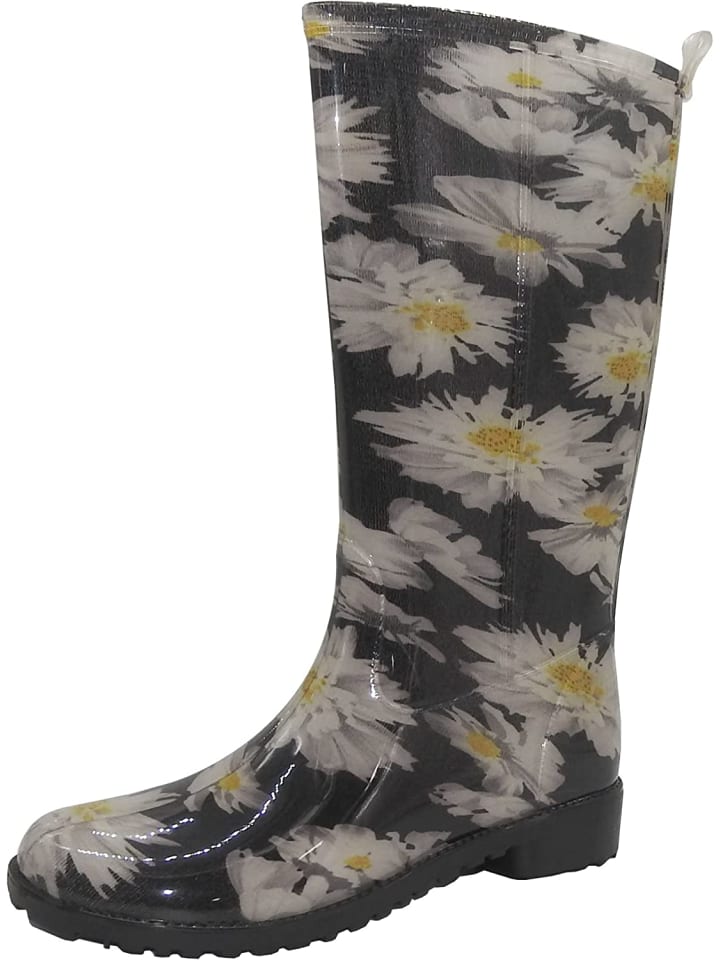 Damen-Regenstiefel in schwarz