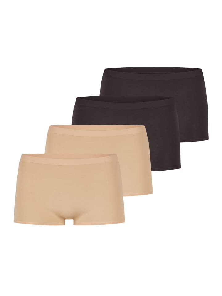 Short Slip GO Sense in Schwarz / beige