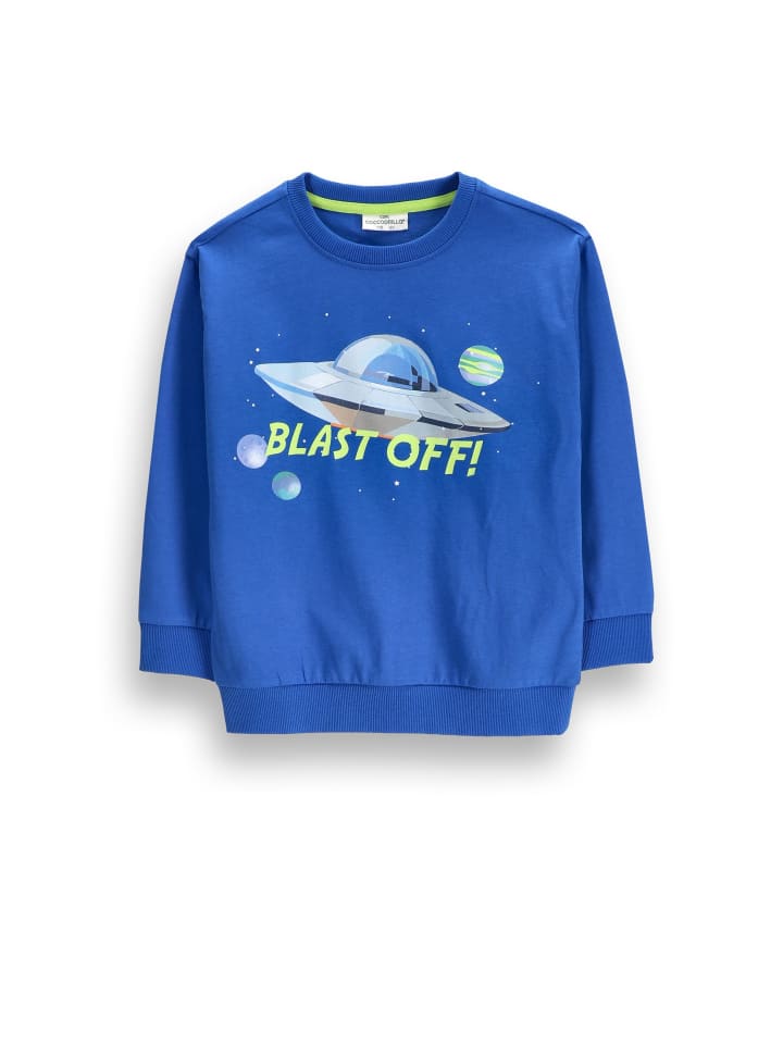 Langarmshirt in kobaltblau