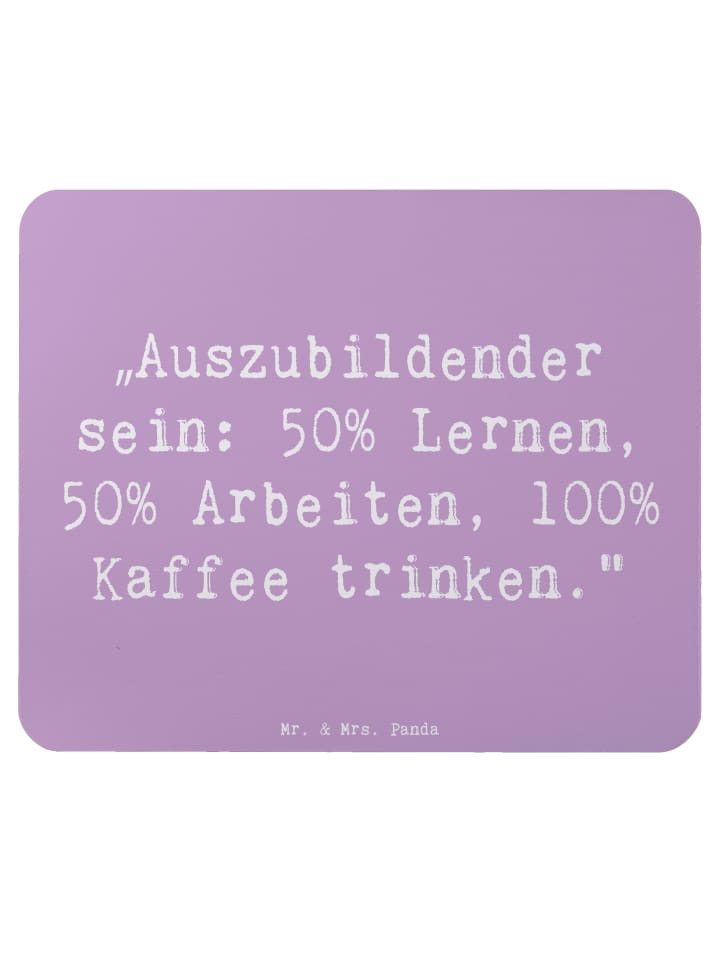 Maus Pad Spruch Auszubildender mit Spruch in Lavendeltraum