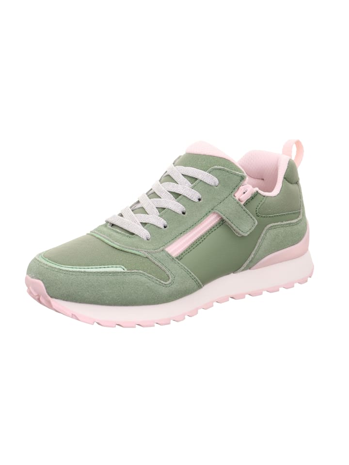 Halbschuh DASH in Hellgrün/Rosa