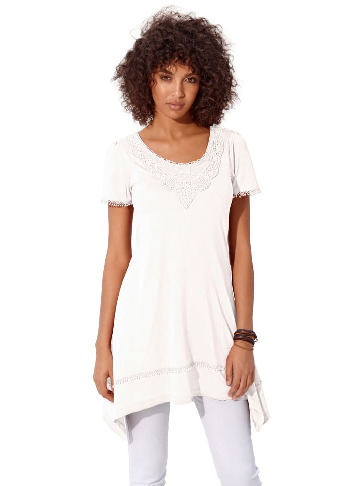 Longshirt in ecru