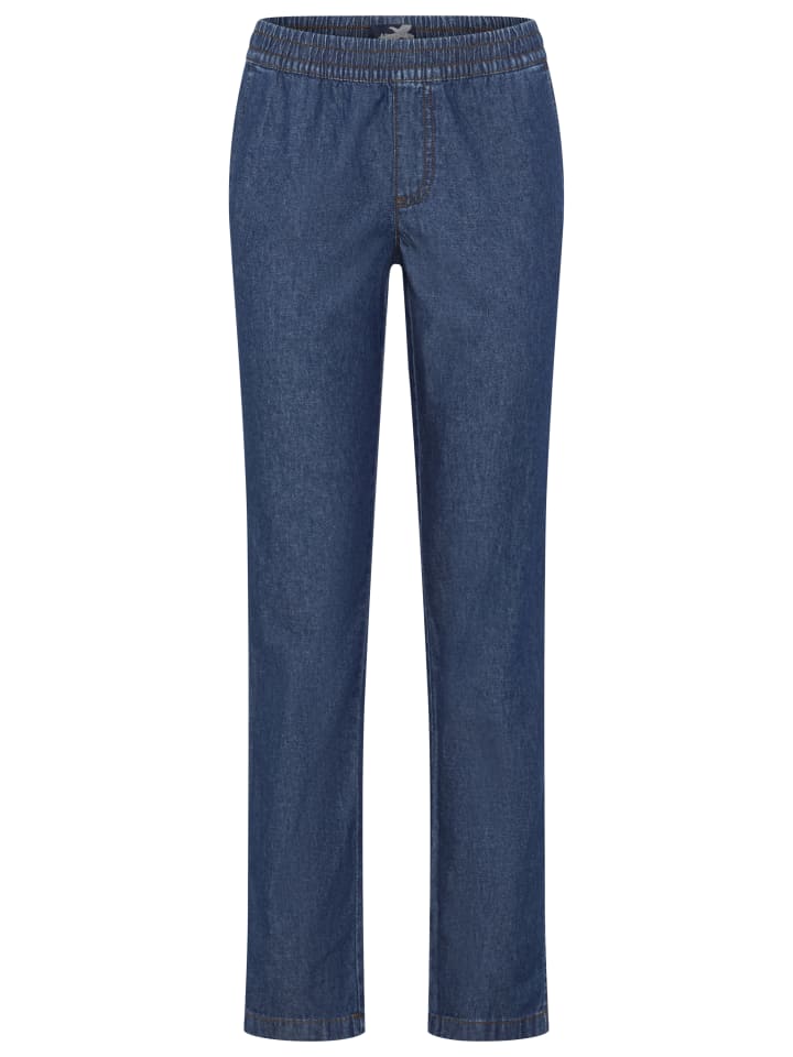 Relax-fit-Jeans in dunkel blau used