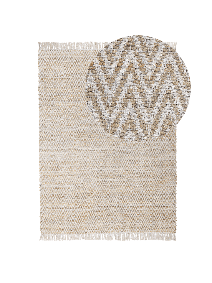 Kurzflor AFRIN in Beige - (W) 140 x (H) 1 x (L) 200 cm