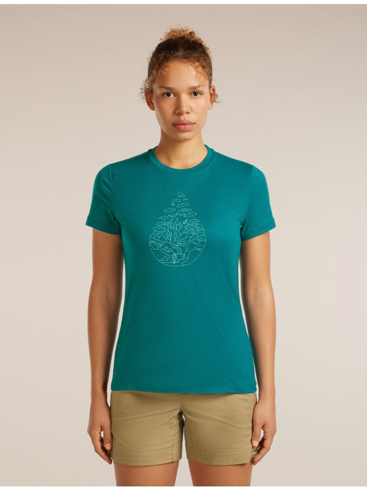 Funktions T-Shirt in blau