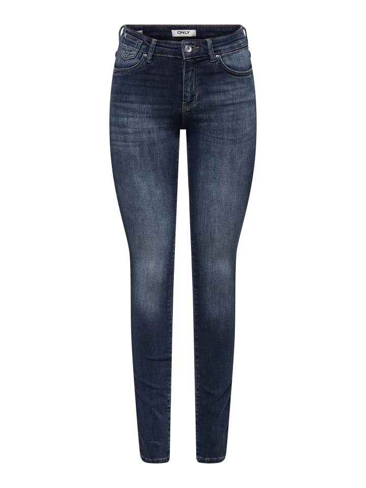 Skinny Jeans in Blue Black Denim